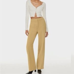 Aritzia Wilfred Alanya Pant - Sandy Beige - Size 4